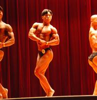 　ボディビルでも３位に輝いた岡山大・森東選手