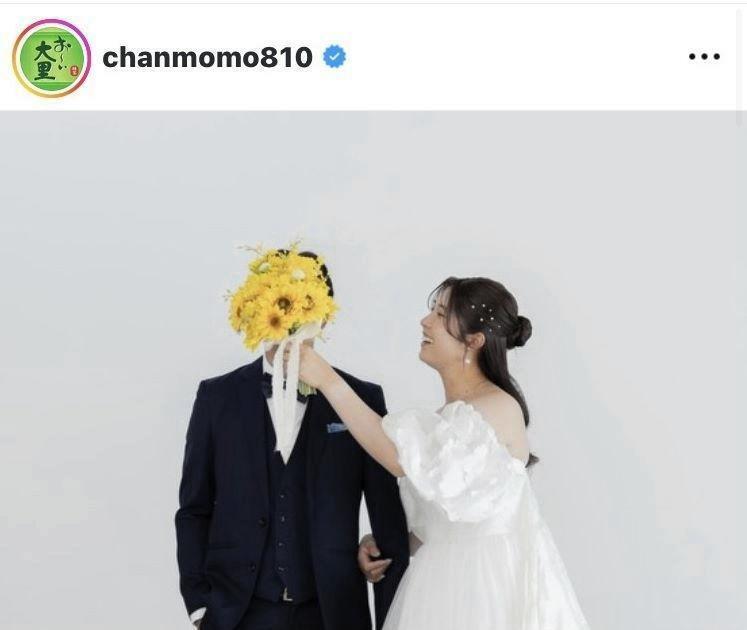 　大里桃子のインスタグラム（＠ｃｈａｎｍｏｍｏ８１０）から