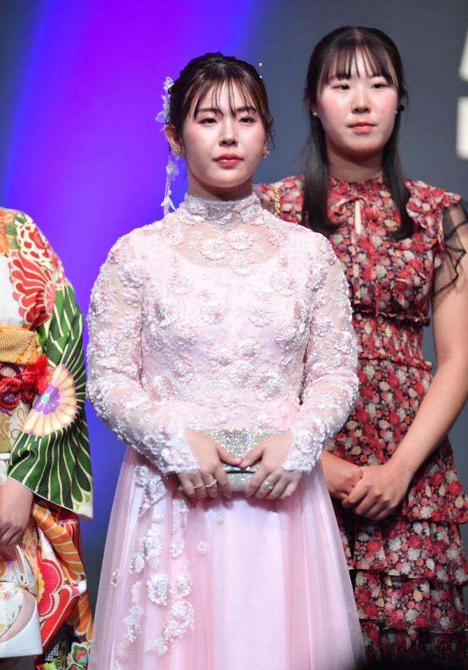 　ＪＬＰＧＡアワードに２０２５に登壇した吉田優利（撮影・開出牧）