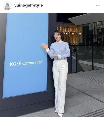 　河本結のインスタグラム（＠ｙｕｉｎｏｇｏｌｆｓｔｙｌｅ）から