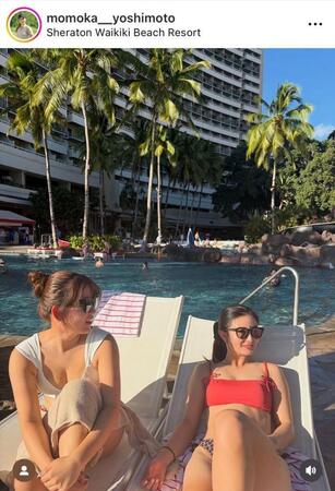 　吉本百花インスタグラム（ｍｏｍｏｋａ＿＿ｙｏｓｈｉｍｏｔｏ）より