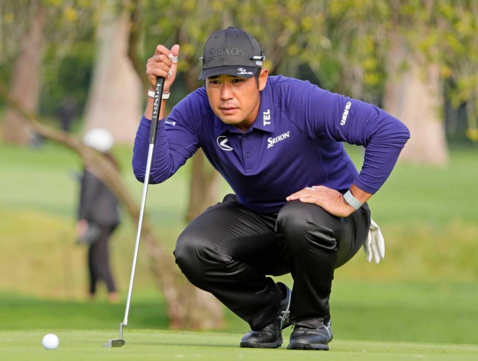 　２アンダーで暫定１２位の松山英樹（共同）