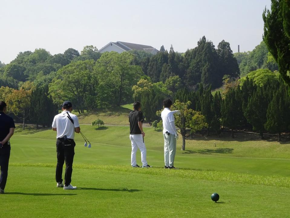 美しいコースの景色もゴルフの大きな楽しみだ