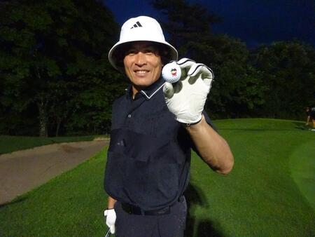 　お気に入りのボールにテンションも上がる大畑さん