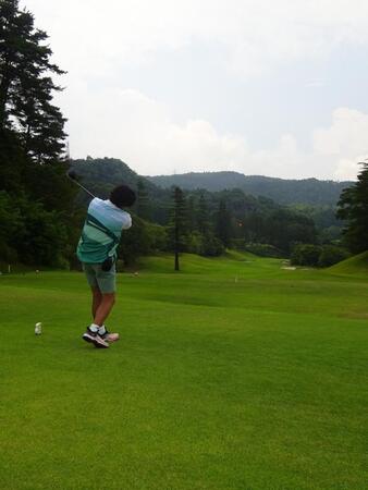 絶景の中、気持ちよくスタート