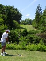 オーガスタナショナル１８番を彷彿とさせる１６番ティーグラウンド