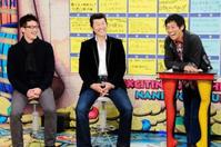 「痛快!明石家電視台」にゲスト出演した(左から)阪神・能見、DeNA・三浦