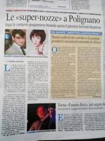 宇多田ヒカルの結婚を伝えるイタリアの新聞