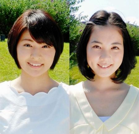 川添佳穂アナ（左）とヒロド歩美アナ