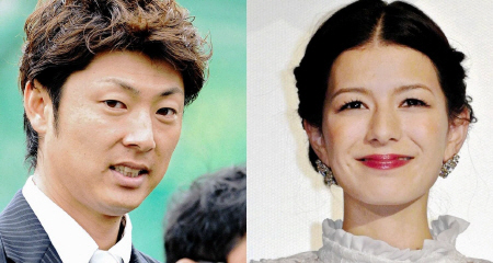 　離婚を発表したスザンヌ（右）と斉藤和巳氏