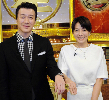 　タレントの加藤浩次（左）とフリーアナウンサーの赤江珠緒