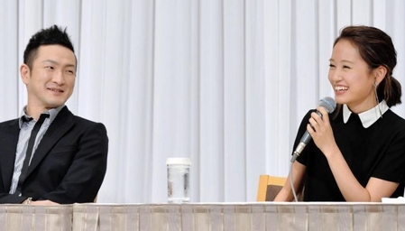 中村獅童（左）と兄妹役で岩松舞台初挑戦の前田敦子