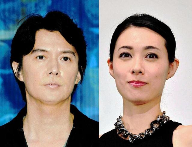 入籍を発表した福山雅治(左)と吹石一恵