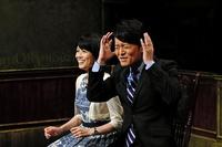 「桃色つるべ」でテレビ初共演した関西テレビの林弘典アナウンサーと中島めぐみアナウンサ夫妻