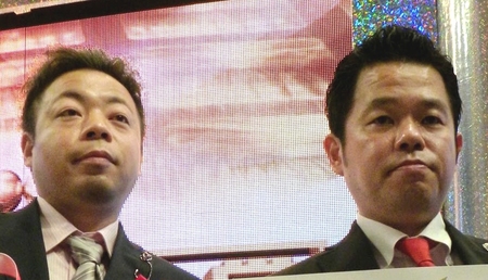 　ダイアンの西澤裕介（左）と津田篤宏