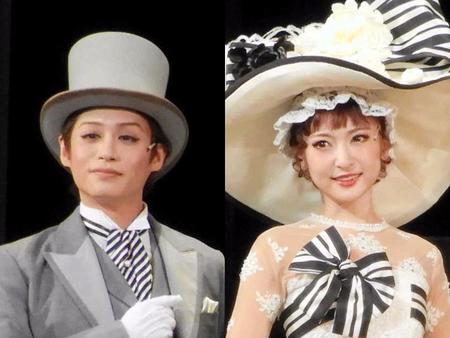 　１１月１４日、舞台「マイ・フェア・レディ」会見に出席した前山剛久（左）と神田沙也加さん