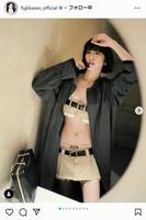 藤井夏恋 圧巻マイクロミニ＆ベルト風ビキニに「似合いすぎ