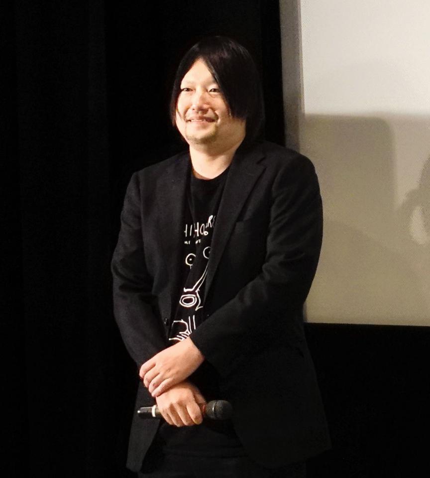 　「笑いのカイブツ」の舞台あいさつに登壇したツチヤタカユキ氏