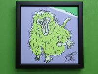 　三村マサカズのアート作品「サル」