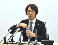 　会見に出席した大多亮社長＝２２日