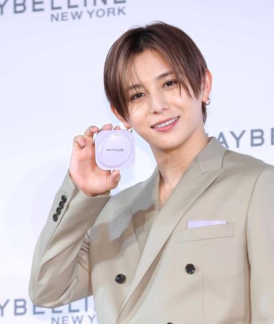 　アンバサダーに就任した山田涼介（撮影・西岡正）