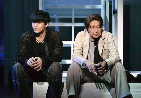 　ＪＩＮＪＩＮ（左）と近藤真彦