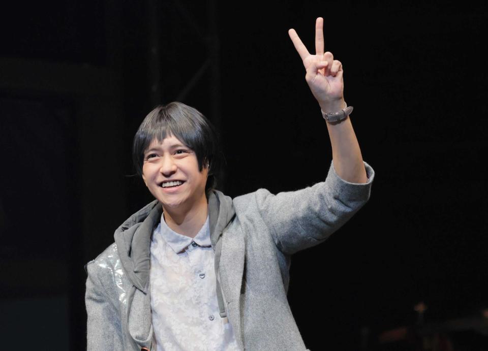 　熱演する八乙女光（撮影・棚橋慶太）