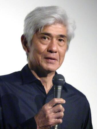 　公開記念舞台あいさつに登壇した佐藤浩市