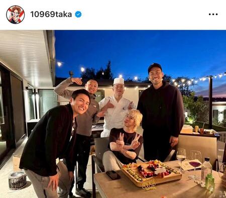 Ｔａｋａインスタグラム（１０９６９ｔａｋａ）より