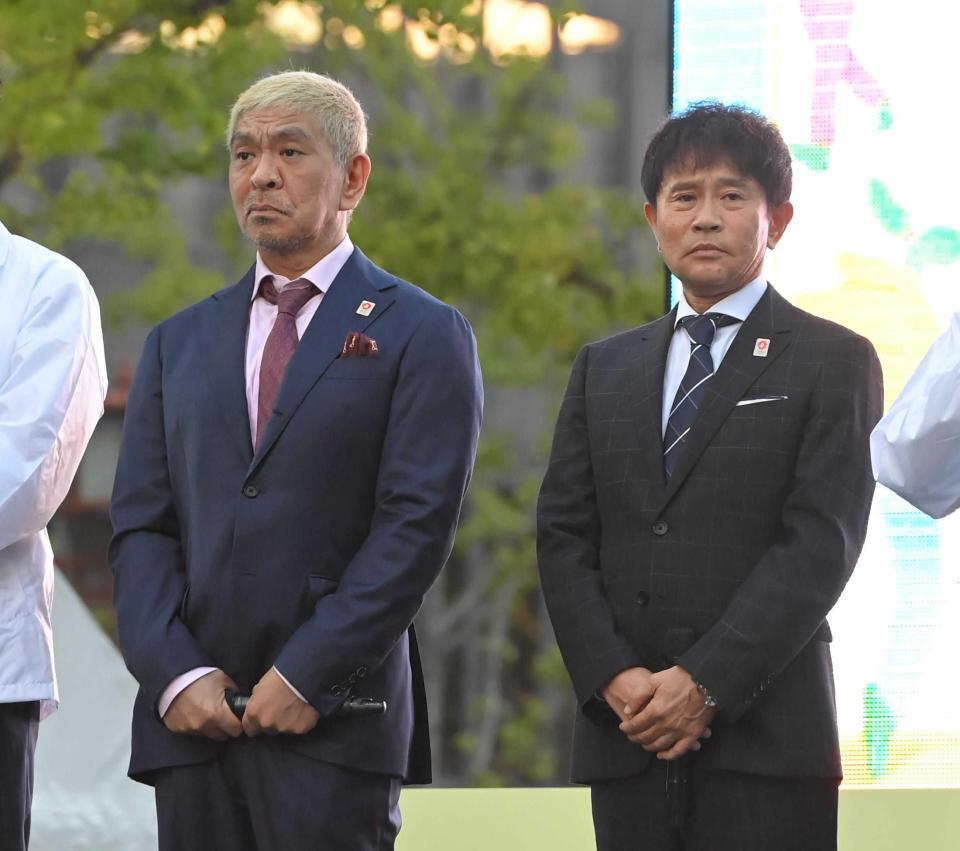 　ダウンタウンの松本人志（左）と浜田雅功