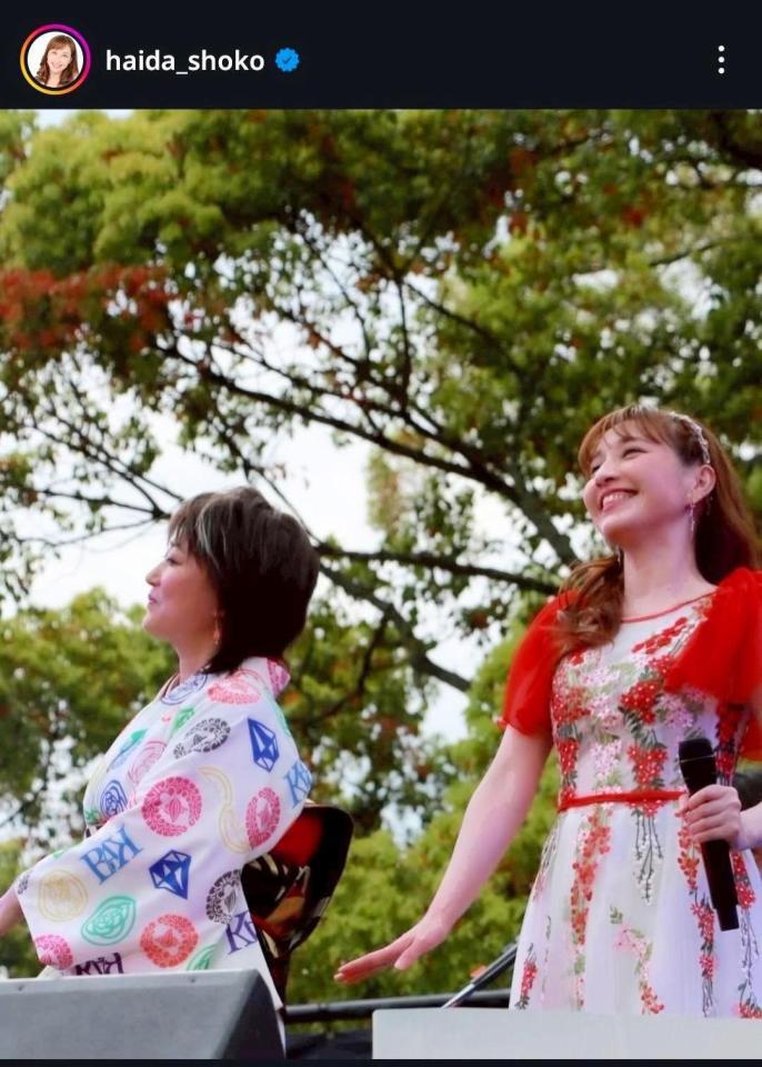 はいだしょうこインスタグラム＠ｈａｉｄａ＿ｓｈｏｋｏから