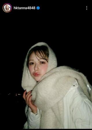 　村重杏奈インスタグラム　村重杏奈です（＠ｈｋｔａｎｎａ４８４８）より。