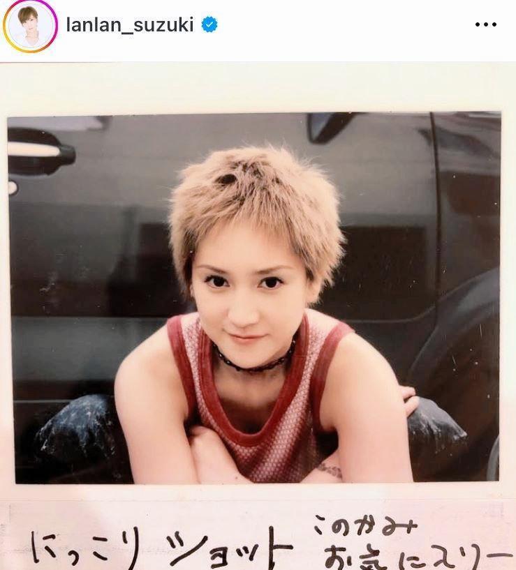 ２４歳の時。鈴木蘭々のインスタグラム＠ｌａｎｌａｎ＿ｓｕｚｕｋｉ（２０年１１月）より