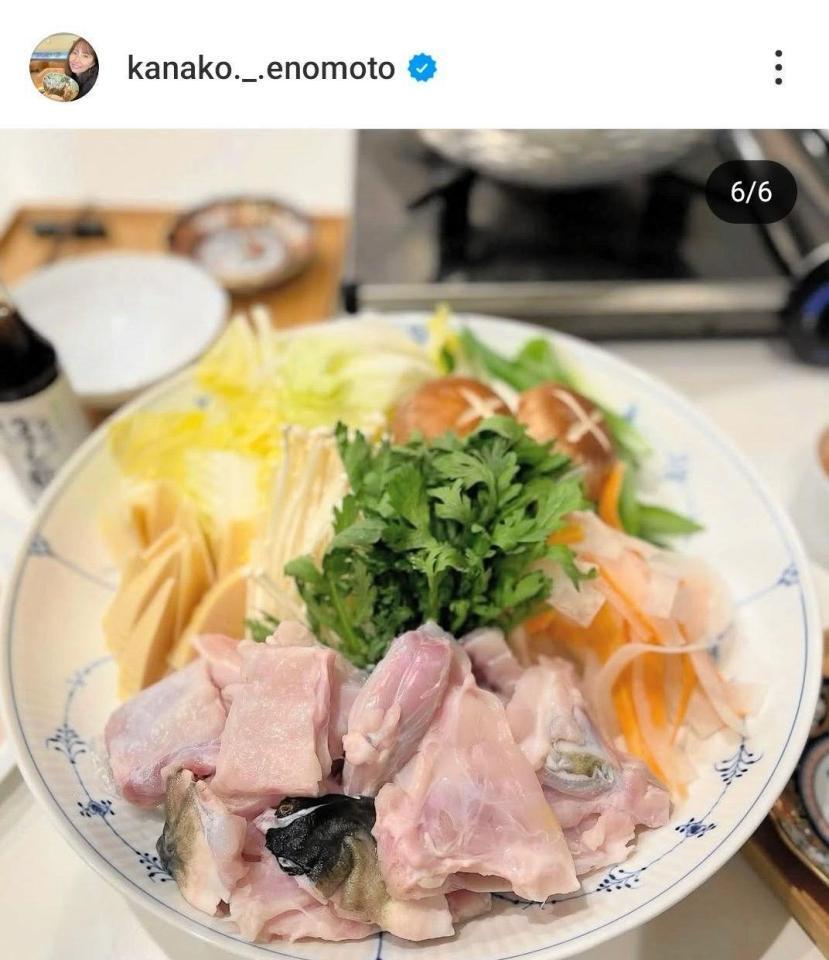 　榎本加奈子さんのインスタグラム（＠ｋａｎａｋｏ．＿．ｅｎｏｍｏｔｏ）から