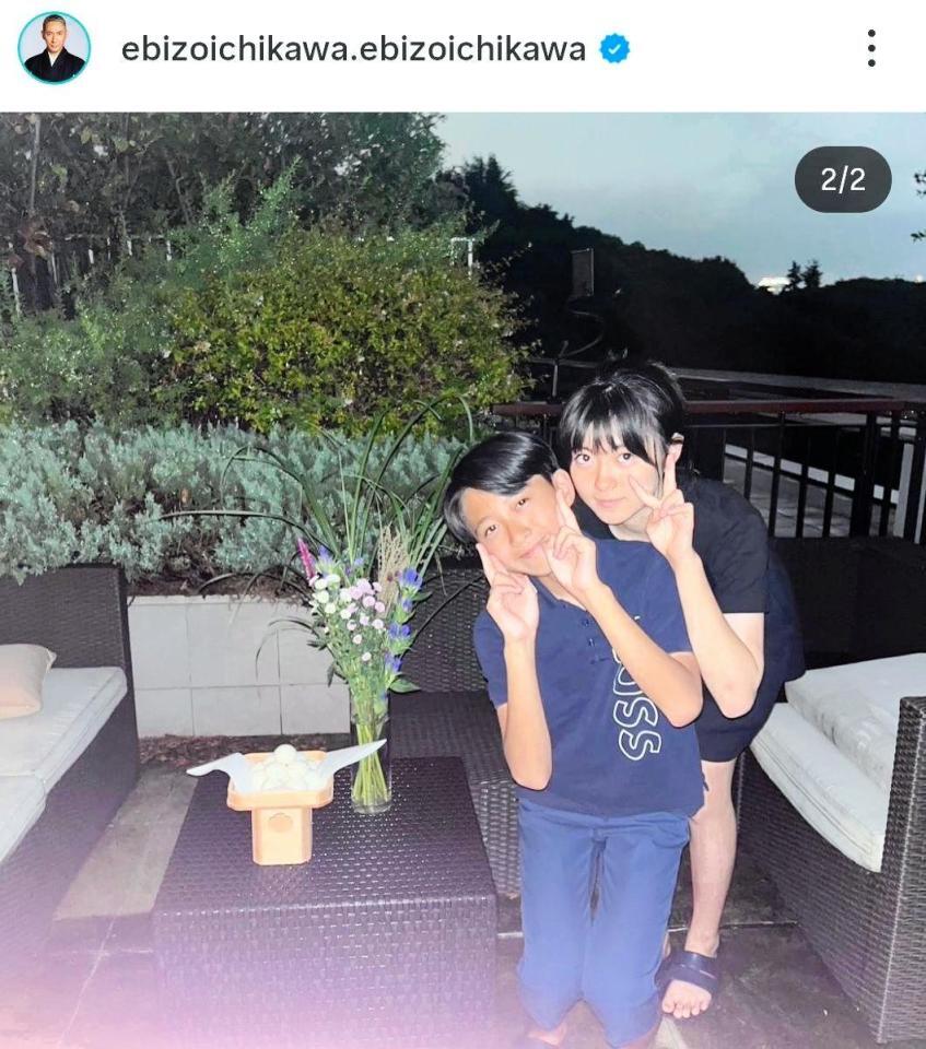 　市川團十郎のインスタグラム＠ｅｂｉｚｏｉｃｈｉｋａｗａ．ｅｂｉｚｏｉｃｈｉｋａｗａ（１０月６日付）より