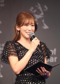 　２日、「Ｐｕｂｌｉｃ　ｏｆ　Ｔｈｅ　Ｙｅａｒ　２０２５」授賞式のＭＣを務めた中川安奈（撮影・佐々木彰尚）
