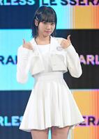 　ＬＥ　ＳＳＥＲＡＦＩＭ　ＪＡＰＡＮ　ＤＥＢＵＴ　ＳＨＯＷＣＡＳＥでのキム・チェウォン＝２０２３年１月撮影