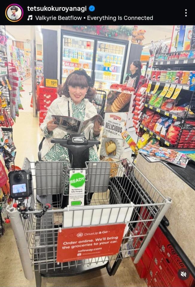 　黒柳徹子インスタグラム＠ｔｅｔｓｕｋｏｋｕｒｏｙａｎａｇｉから