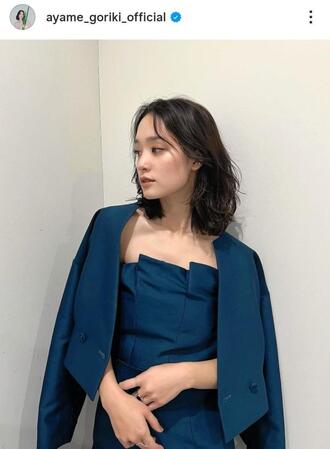 　剛力彩芽のインスタグラム＠ａｙａｍｅ＿ｇｏｒｉｋｉ＿ｏｆｆｉｃｉａｌ（１２月１２日付）より 