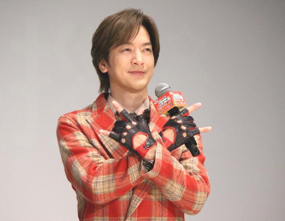 　舞台あいさつに登壇したＤＡＩＧＯ