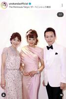 神田うののインスタグラム＠ｕｎｏｋａｎｄａｏｆｆｉｃｉａｌ（１２月１５日付）より