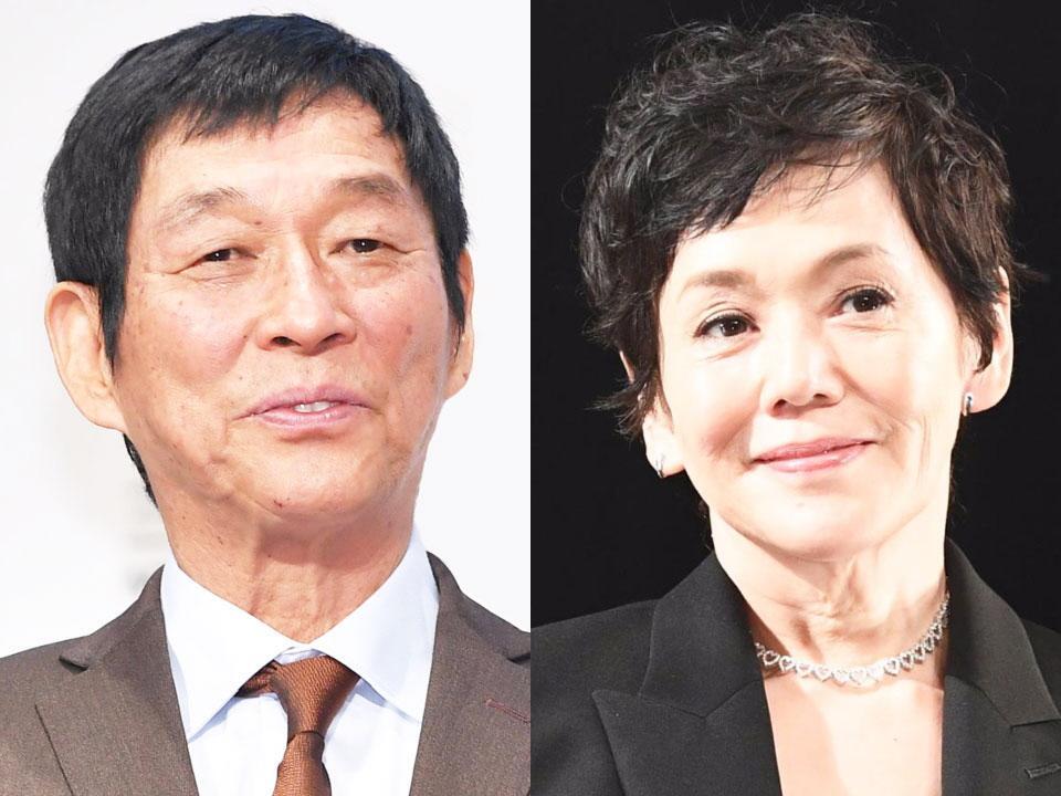 　明石家さんま（左）と大竹しのぶ