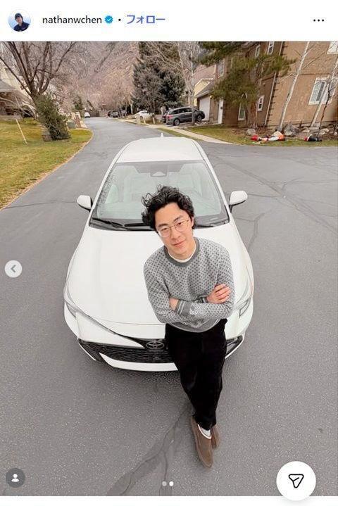 Ｎａｔｈａｎ　Ｃｈｅｎのインスタグラム＠ｎａｔｈａｎｗｃｈｅｎから