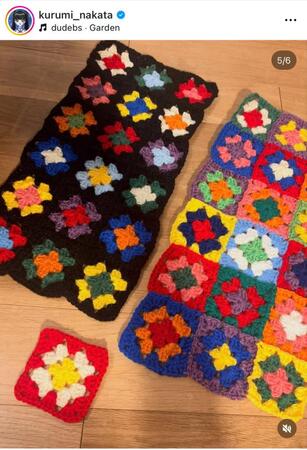 中田クルミのインスタグラム（ｋｕｒｕｍｉ＿ｎａｋａｔａ）より