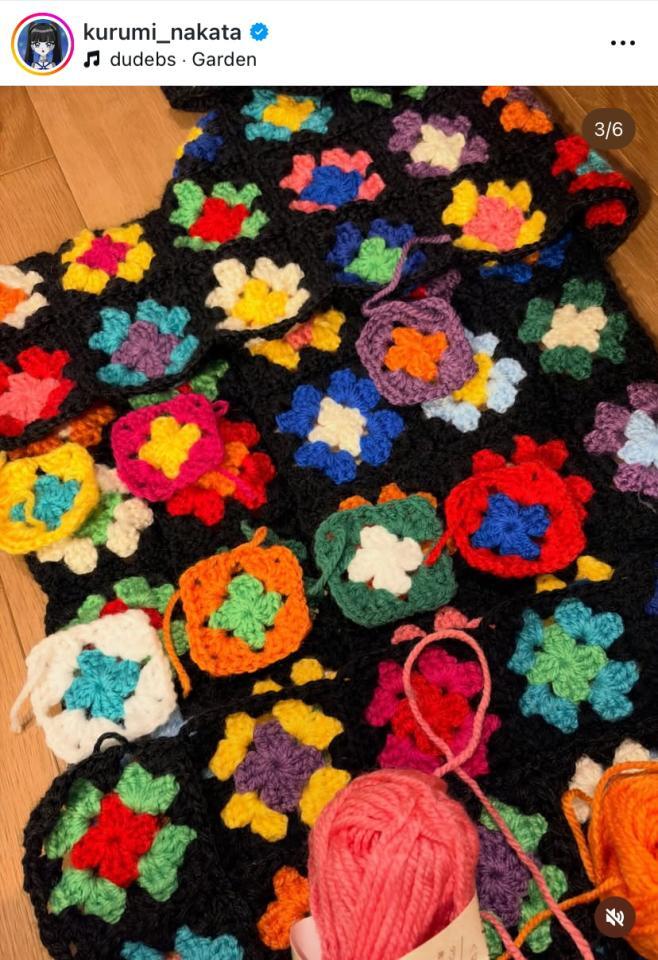 中田クルミのインスタグラム（ｋｕｒｕｍｉ＿ｎａｋａｔａ）より