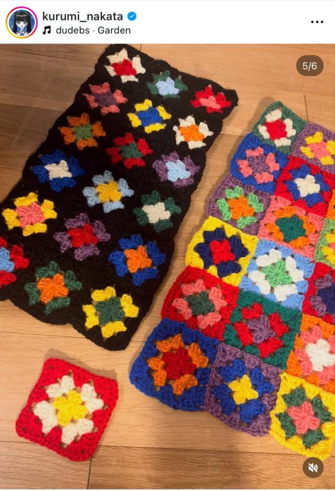 中田クルミのインスタグラム（ｋｕｒｕｍｉ＿ｎａｋａｔａ）より