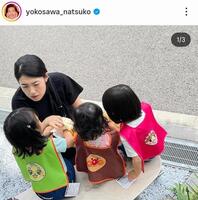 三女の２歳誕生日でアンパンマンミュージアムへ。横澤夏子のインスタグラム＠ｙｏｋｏｓａｗａ＿ｎａｔｓｕｋｏ（２５年６月３０日付）より