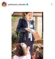 次女の七五三で。横澤夏子のインスタグラム＠ｙｏｋｏｓａｗａ＿ｎａｔｓｕｋｏ（２４年１２月２３日付）より