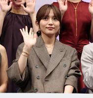 映画「ママがもうこの世界にいなくても　私の命の日記」お披露目試写会に登壇した川口春奈（撮影・伊藤笙子）