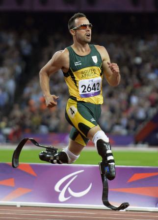 　ロンドン・パラリンピックに出場した南アフリカのオスカー・ピストリウス選手（共同）